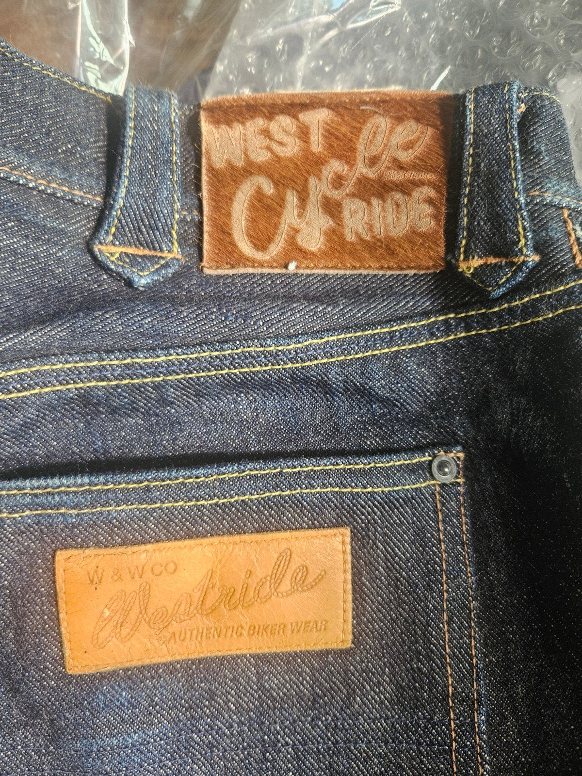 21 3/4 oz Heavy Selvedge-Denim Jeans uit Japan, West Ride, Blauw, Overige jeansmaten, Nieuw
