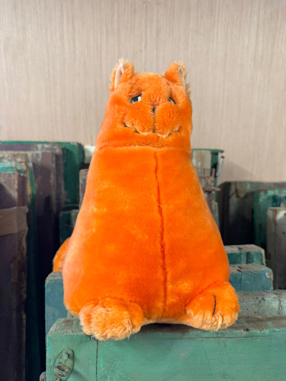 Grote rode kater knuffel, Verzamelen, Ophalen of Verzenden, Overige figuren, Zo goed als nieuw, Beeldje of Figuurtje