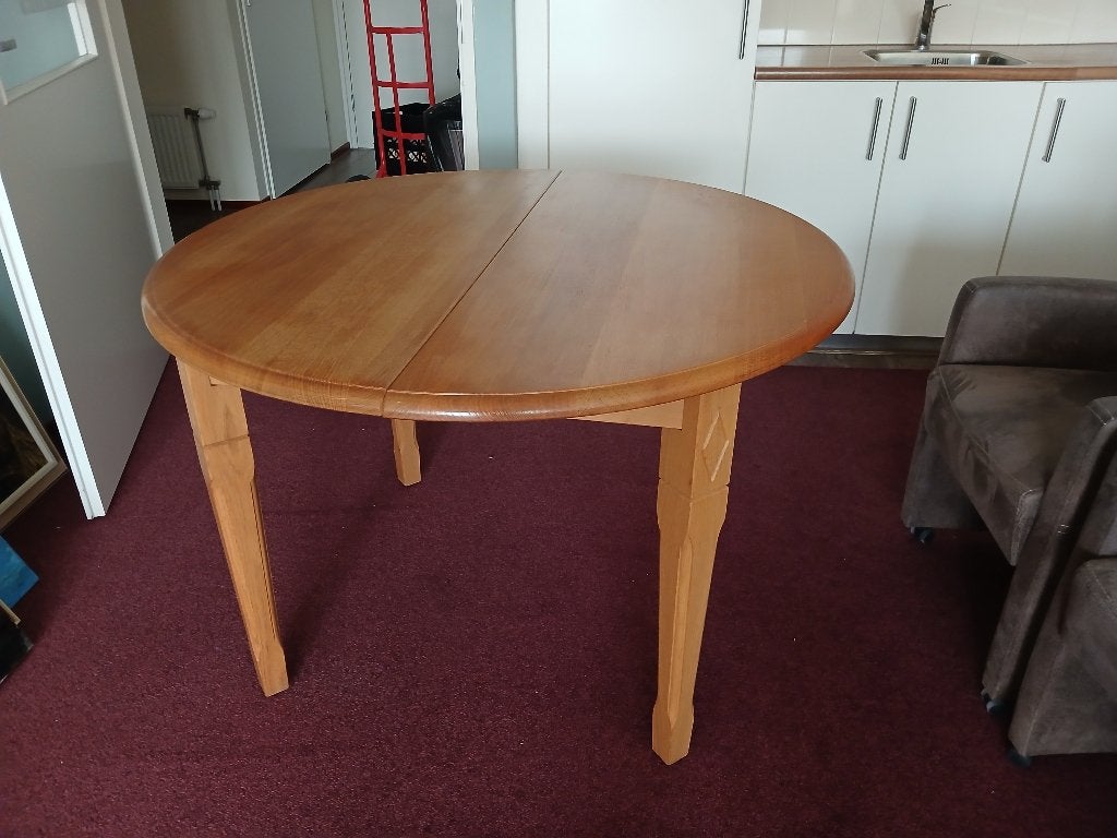 ronde eettafel, Ophalen, Vier personen, 100 tot 150 cm, 100 tot 150 cm