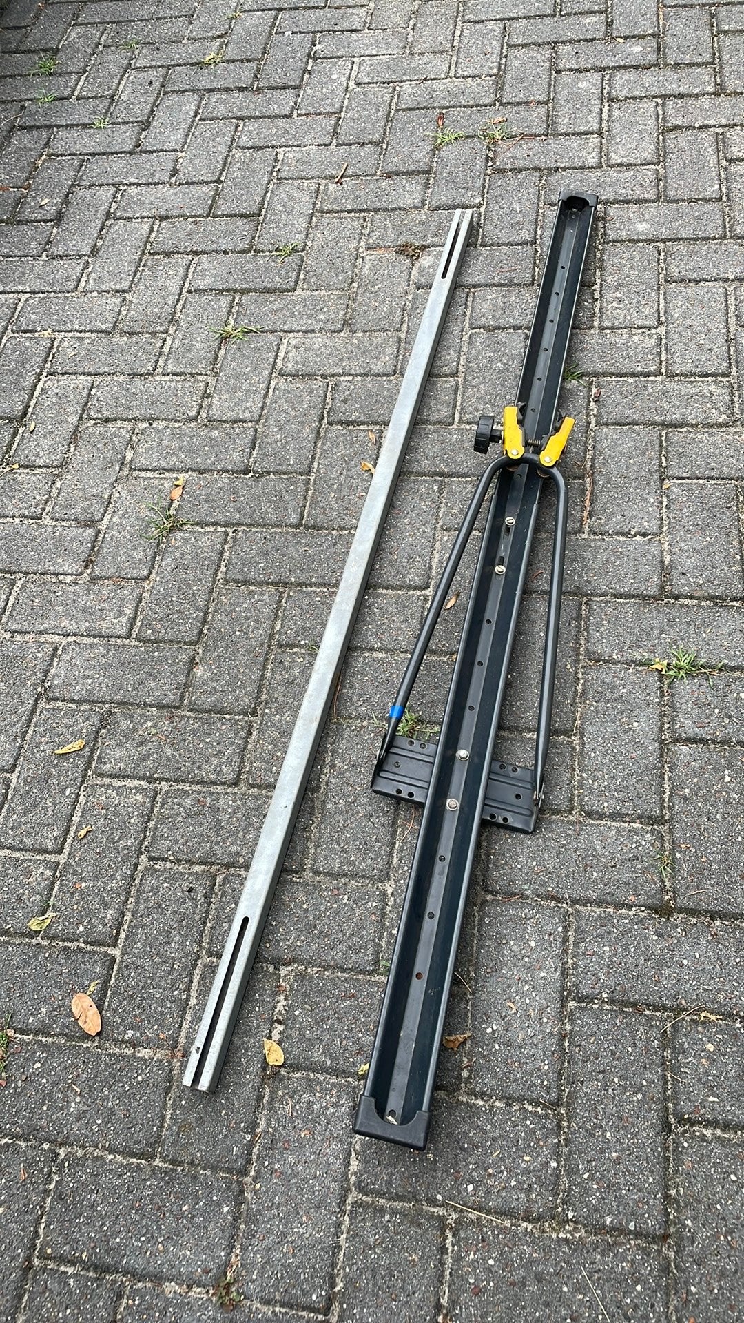 Fietsensdrager systeem voor op holtkamper flyer of spacer, Ophalen, 2 fietsen, Zo goed als nieuw, Dakdrager