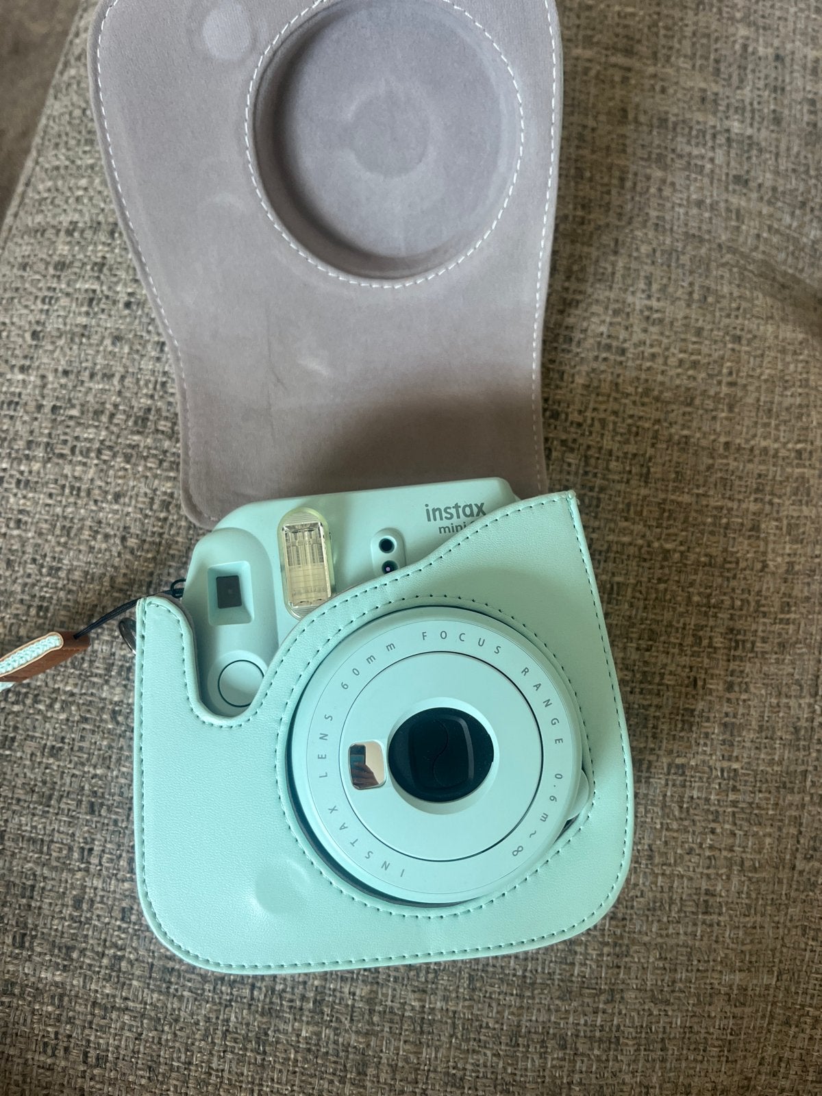 Instax Mini 9 Instant Camera - Zo goed als nieuw met hoes, Instant camera, Ophalen of Verzenden, Zo goed als nieuw, Fujifilm