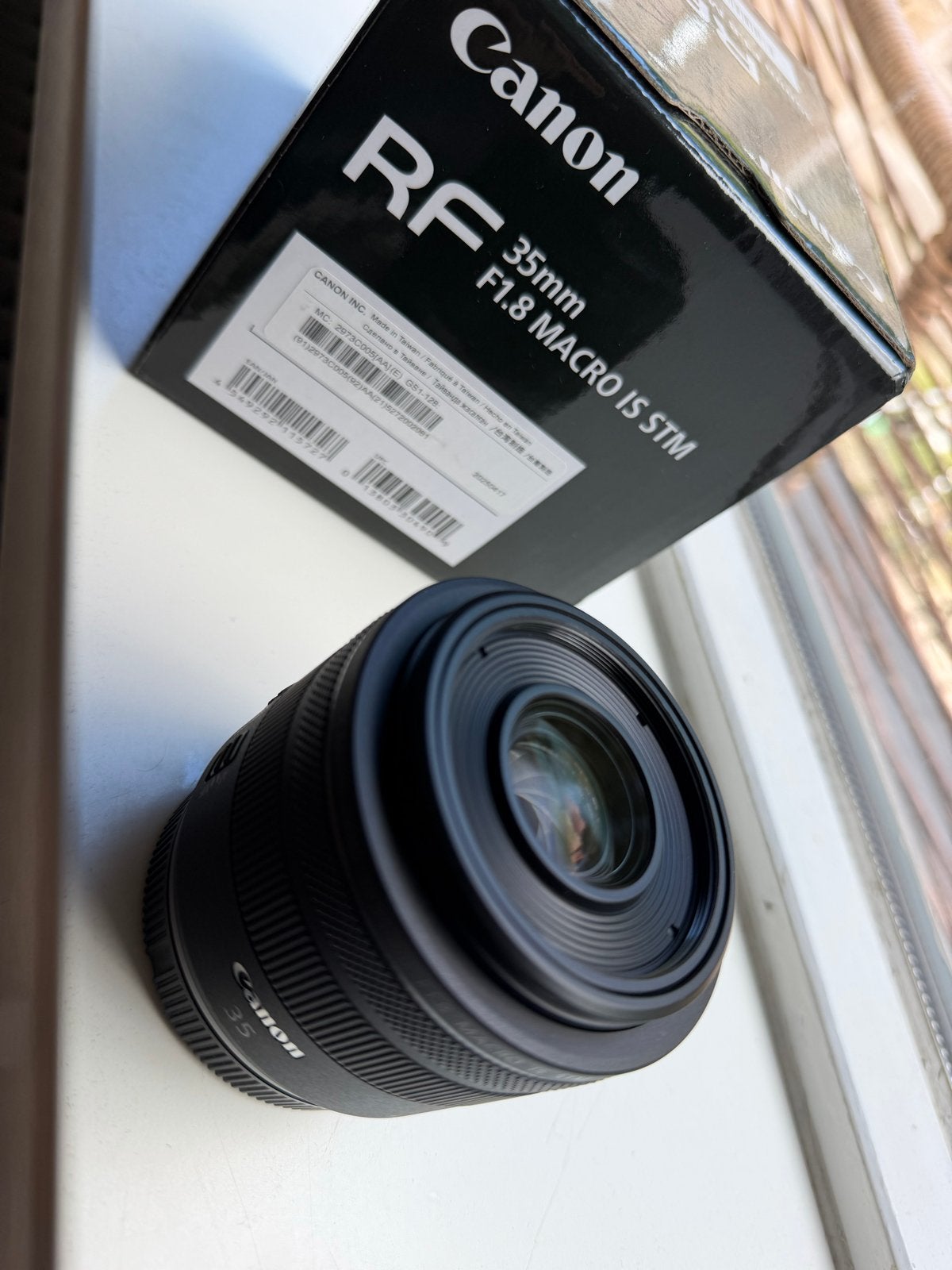 Canon RF 35mm F1.8 MACRO IS STM Lens - Zo goed als nieuw, Ophalen, Canon, Autofocus, Canon RF