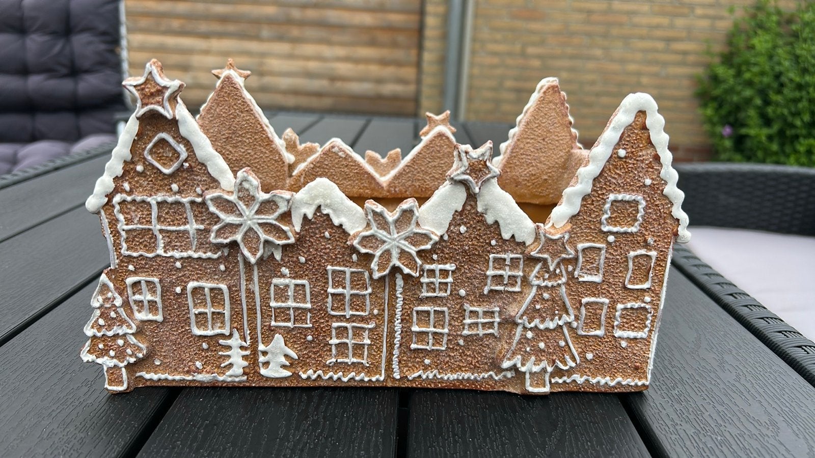 Schaal Anyama - Loberon - Peperkoek Look- Polyresin, Ophalen of Verzenden, Nieuw