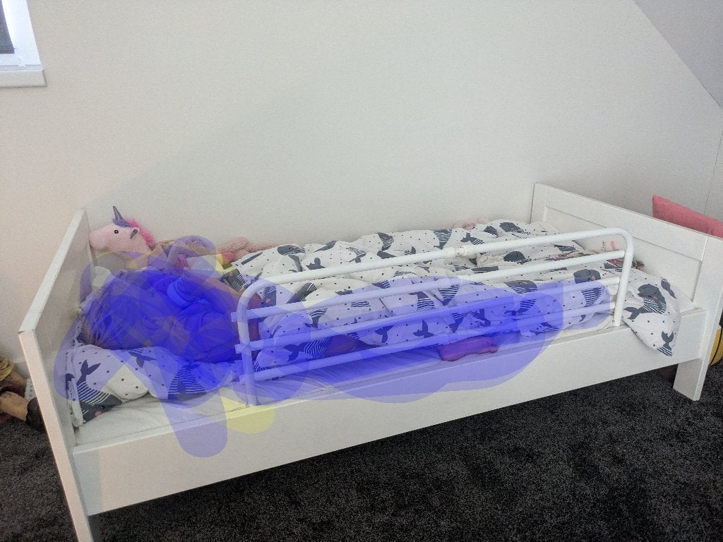 Peuterbed, Ophalen, Zo goed als nieuw, 140 tot 160 cm, 70 tot 85 cm