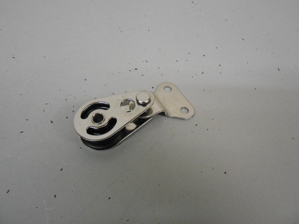 Hangend Mini Blokje, Katrol, RVS, voor 6 - 8 mm lijn, Ophalen of Verzenden, Nieuw, Lijn of Blok