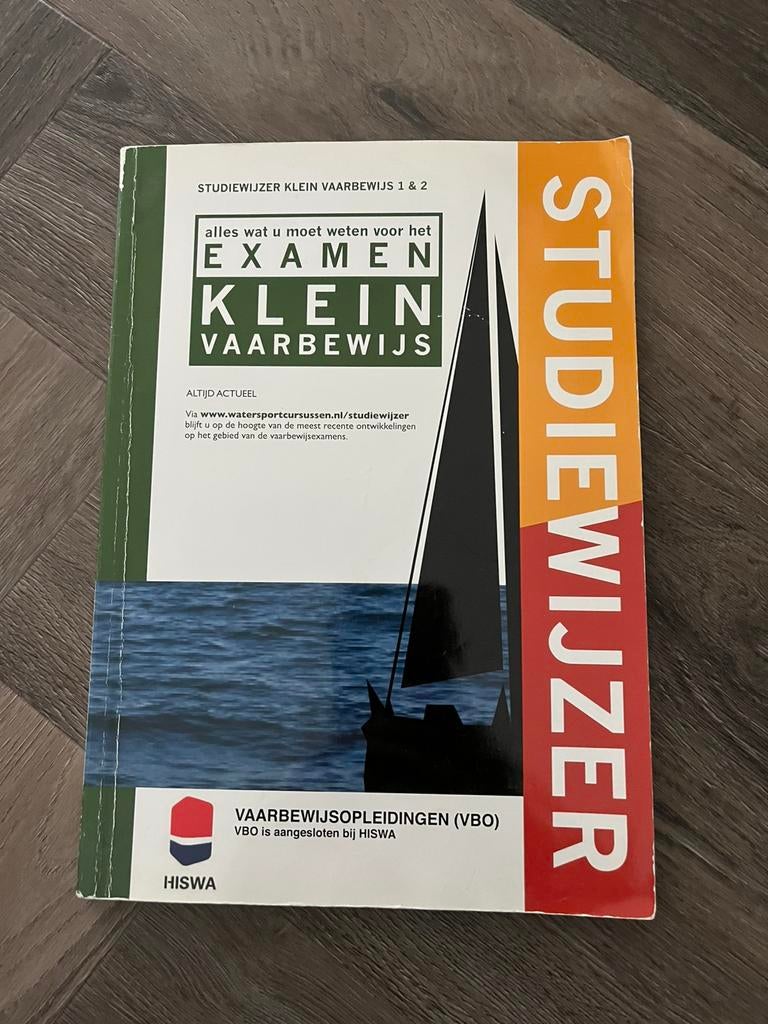 Ben Ros - Studiewijzer klein vaarbewijs 1 en 2, Watersport en Hengelsport, Ophalen of Verzenden, Zo goed als nieuw, Ben Ros
