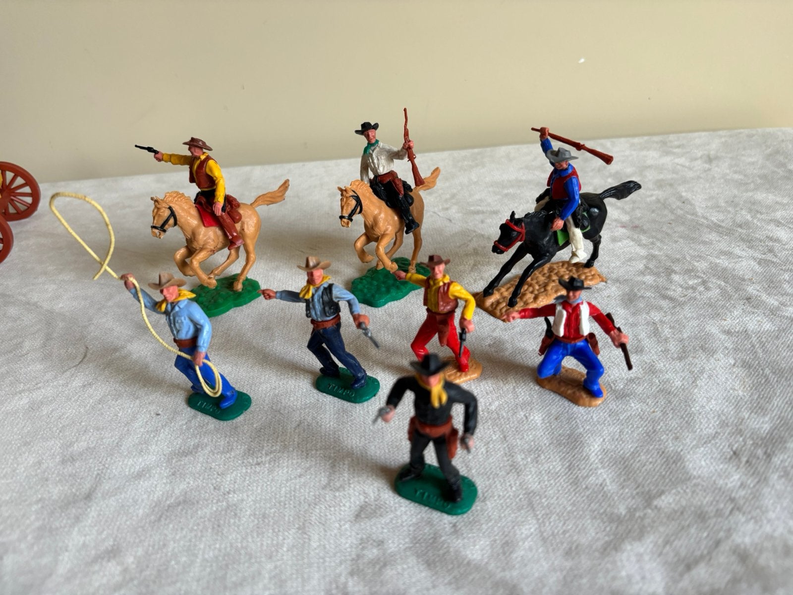 Vintage plastic Timpo Toys Cowboys., Ophalen of Verzenden, Zo goed als nieuw