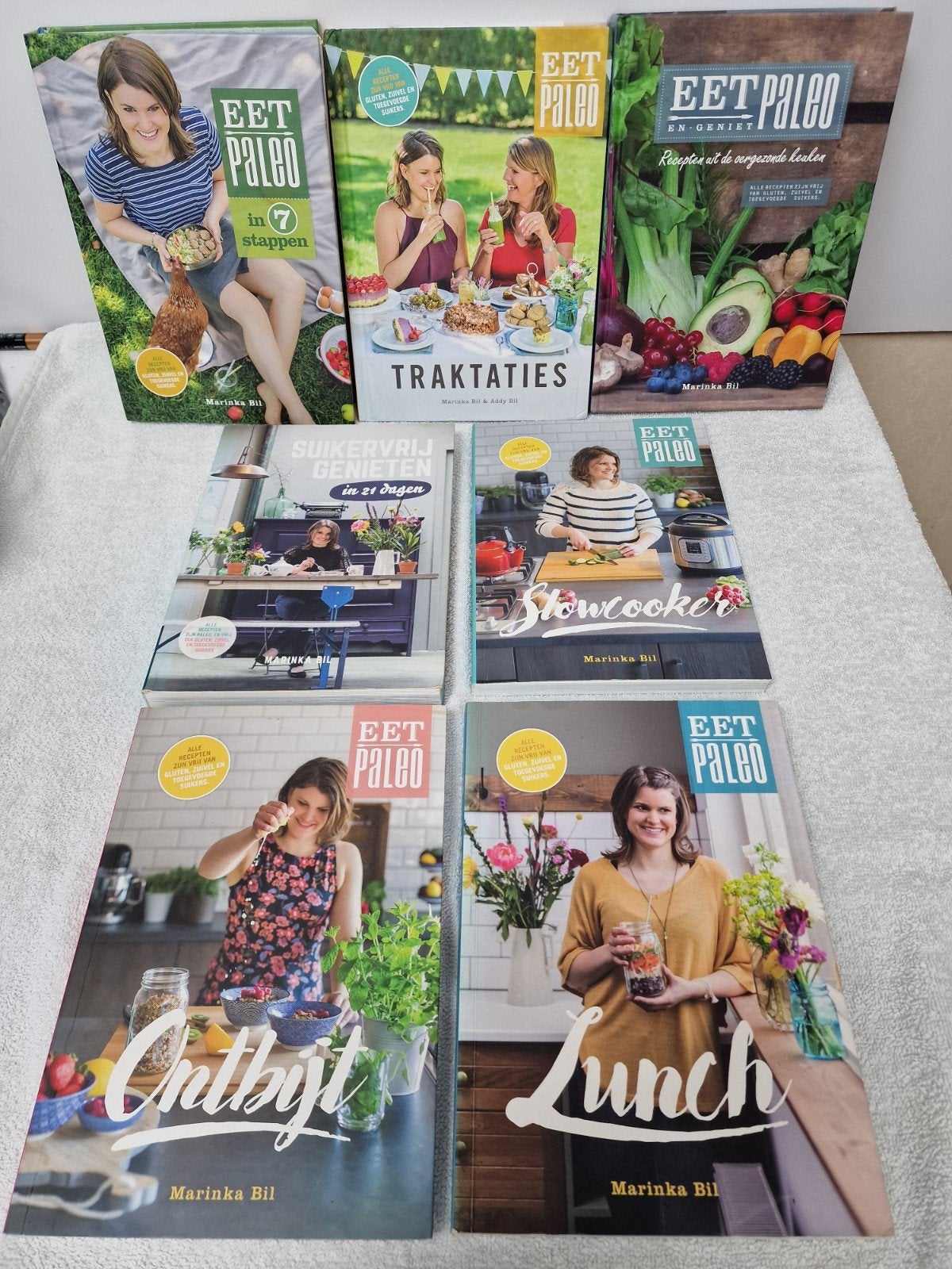7x Marinka Bil.  Eet paleo           4x zgan, 3x gelezen., Ophalen of Verzenden, Gelezen