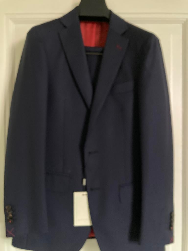 Suitsupply Sienna maat 44 navy pak, Kleding | Heren, Ophalen of Verzenden, Zo goed als nieuw, Maat 46 (S) of kleiner, Blauw