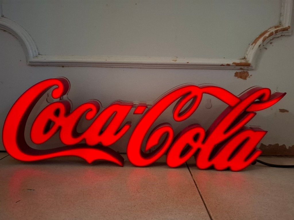 Lichtreclame Coca-cola, Ophalen of Verzenden, Nieuw, Lichtbak of (neon) lamp