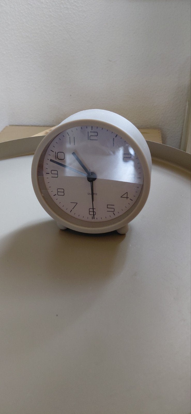 Tafelklokje, Ophalen, Analoog, Werkt op batterijen, Zo goed als nieuw