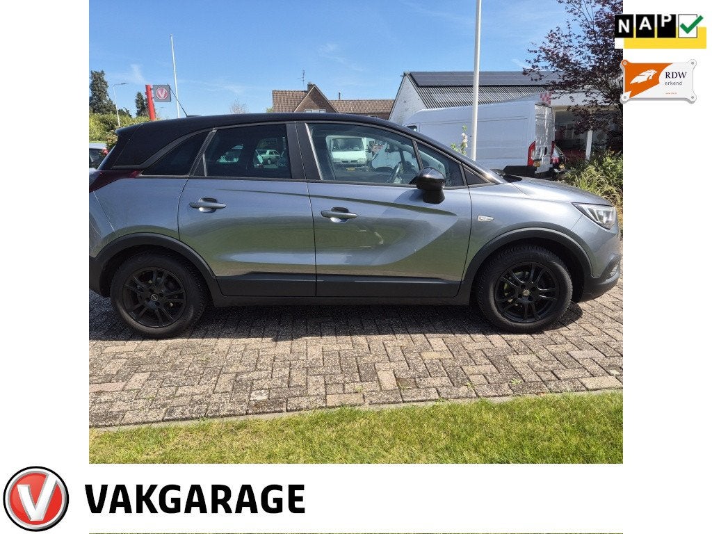 Opel Crossland X 1.2 trekhaak, lm velgen (bj 2017), Auto's, Voorwielaandrijving, 1063 kg, Gebruikt, Euro 6