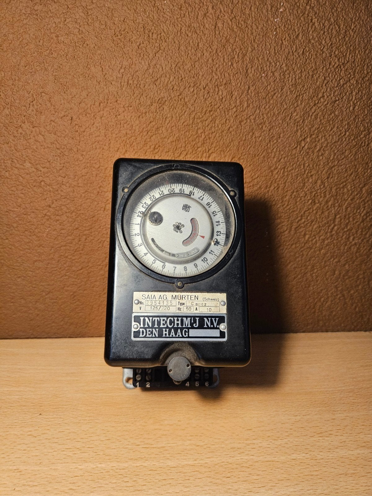 Vintage SAIA AG MURTEN tijdschakelaar - Intechm'j N.V., Ophalen of Verzenden