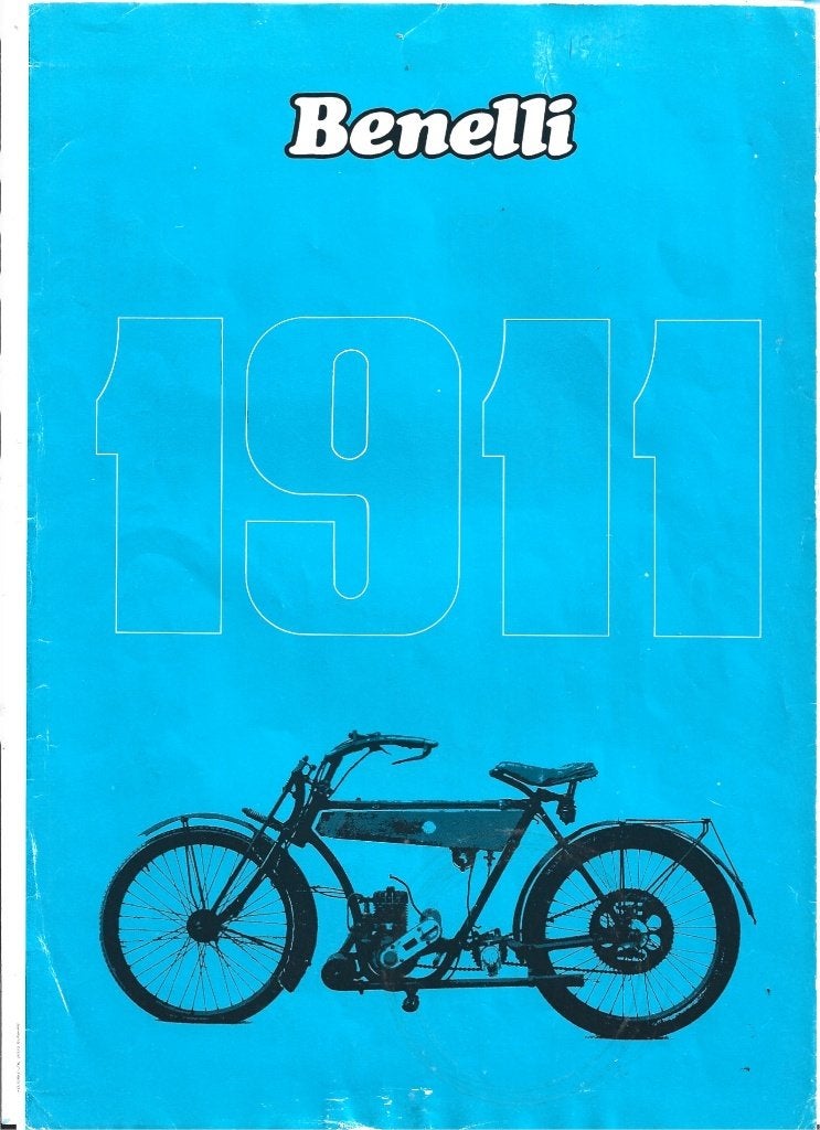 Benelli modellen folder motor bromfiets (6171z), Verzenden, Overige merken