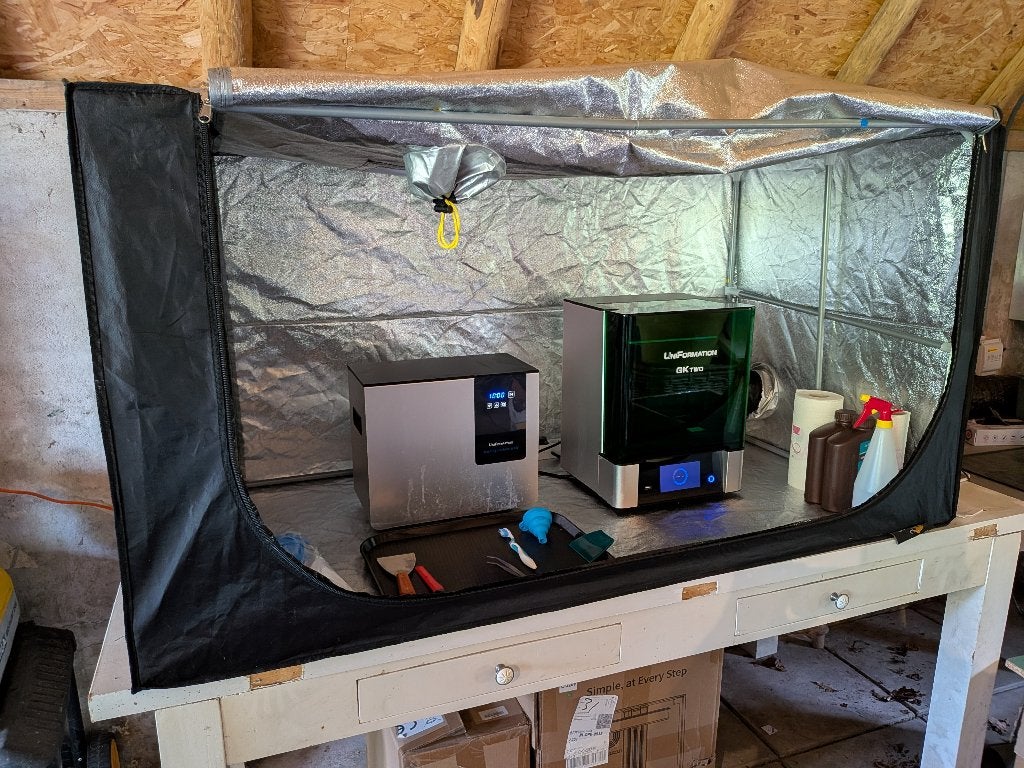 Uniformation GKTwo + W230 Washing Station | Resin 3D Printer, Ophalen, Ingebouwde Wi-Fi, Zo goed als nieuw, Resin/Hars