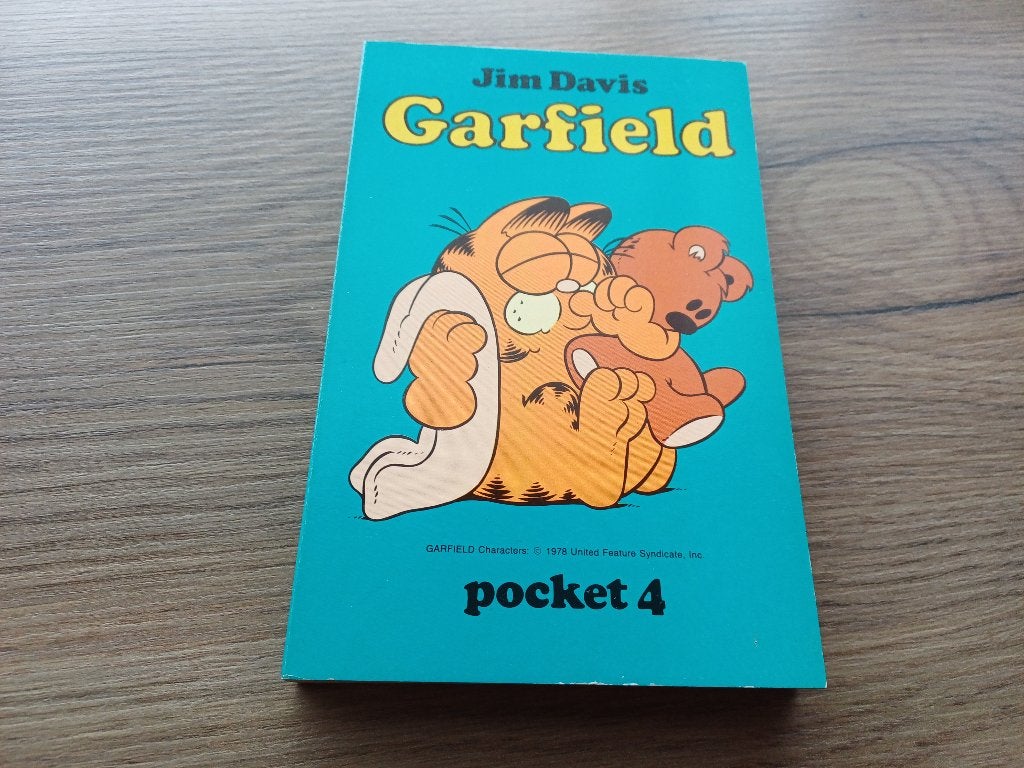 Garfield pocket 4 Jim Davis, Eén stripboek, Verzenden, Gelezen