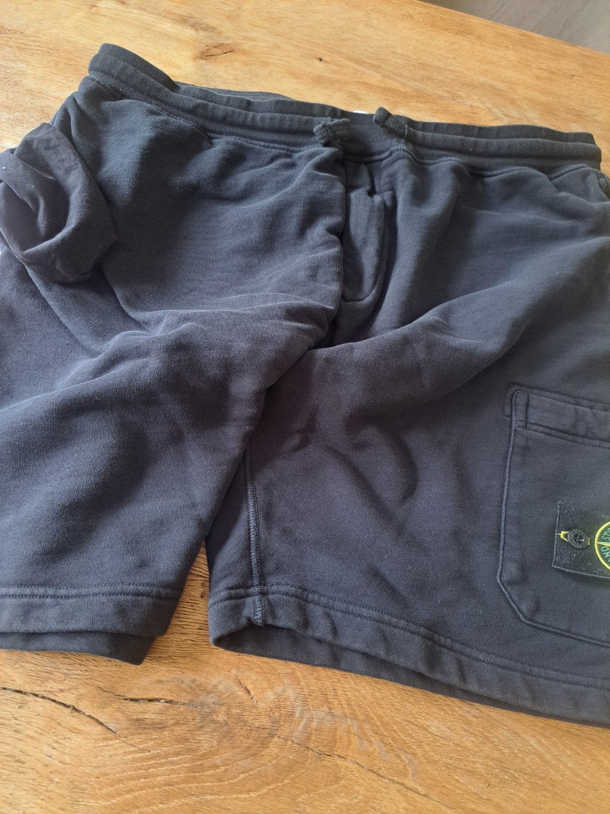 Stone Island Katoenen Shorts - Zwart & Roze - Maat XL, Zwart, Maat 56/58 (XL), Ophalen of Verzenden, Stone Island