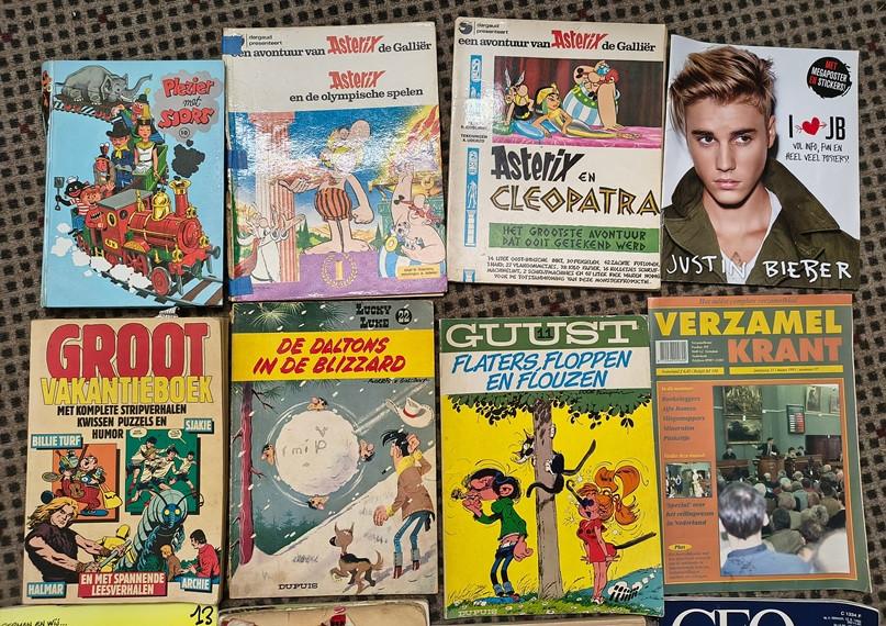 Diverse stripboeken en verzamelboeken  (14) in een koop, Boeken, Meerdere stripboeken, Ophalen of Verzenden, Gelezen