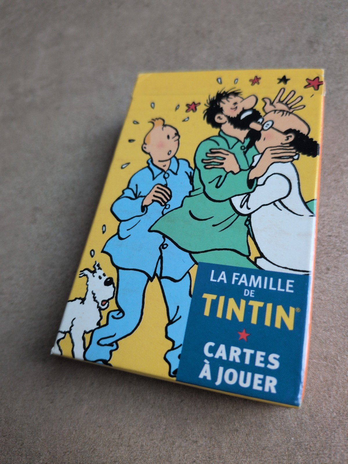 Speelkaarten Kuifje - La Famille de Tintin - Cartes à jouer, Ophalen of Verzenden, Gebruikt, Moulinsart