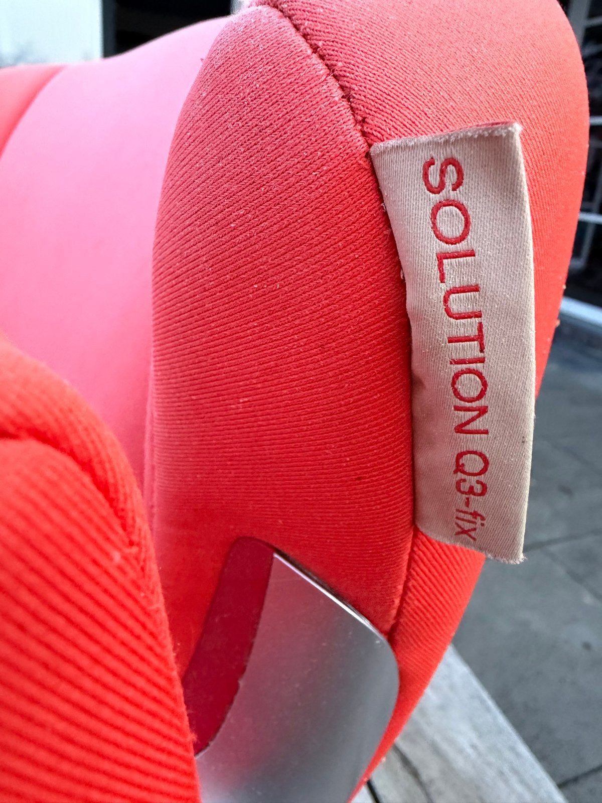 Cybex Solution Q3-fix autostoel - Gold-burnt red, Gebruikt, 15 t/m 36 kg, Verstelbare rugleuning, Isofix