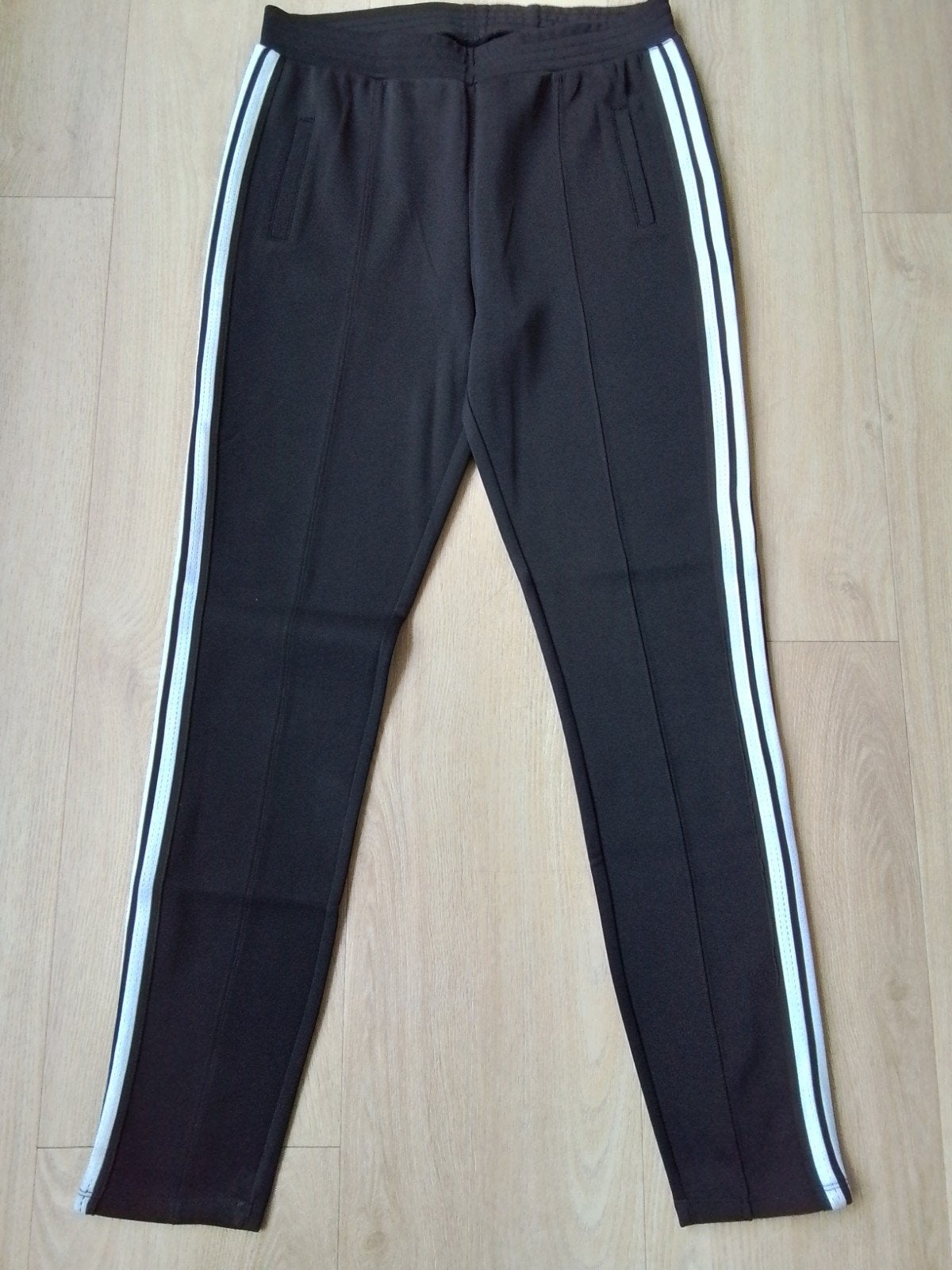 nieuwe zwart-witte broek Eksept draagmaat 40, Maat 38/40 (M), Zwart, Nieuw, Ophalen of Verzenden