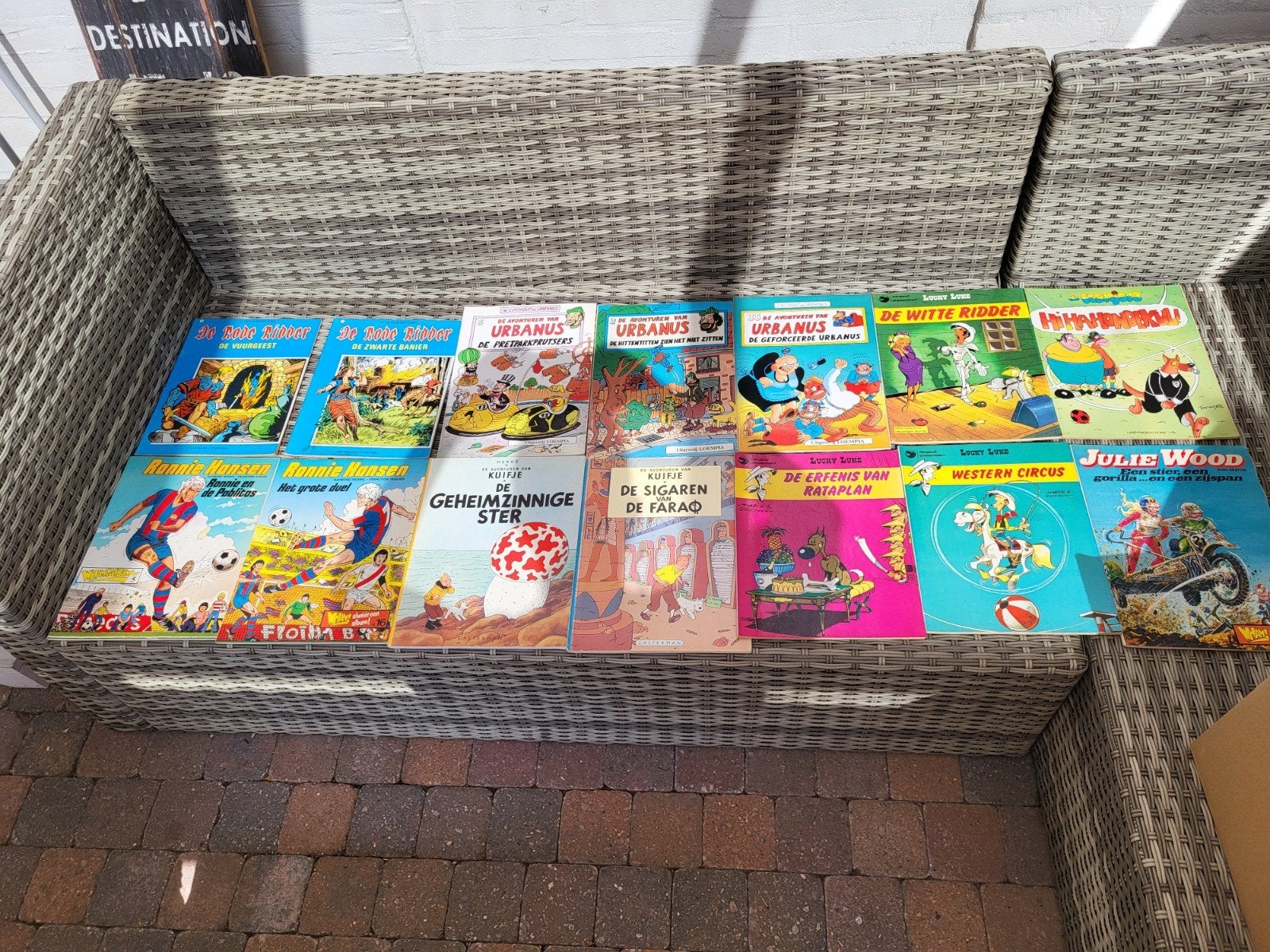 Div. stripboeken, Ophalen