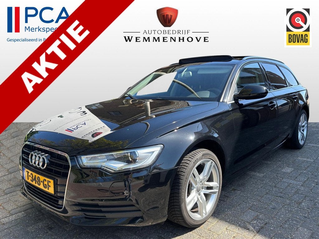 Audi A6 Avant 2.0 TFSI Pro Line Plus Sport int/ Alu Wielen/T, Auto's, Audi, Voorwielaandrijving, Gebruikt, Zwart, 4 cilinders