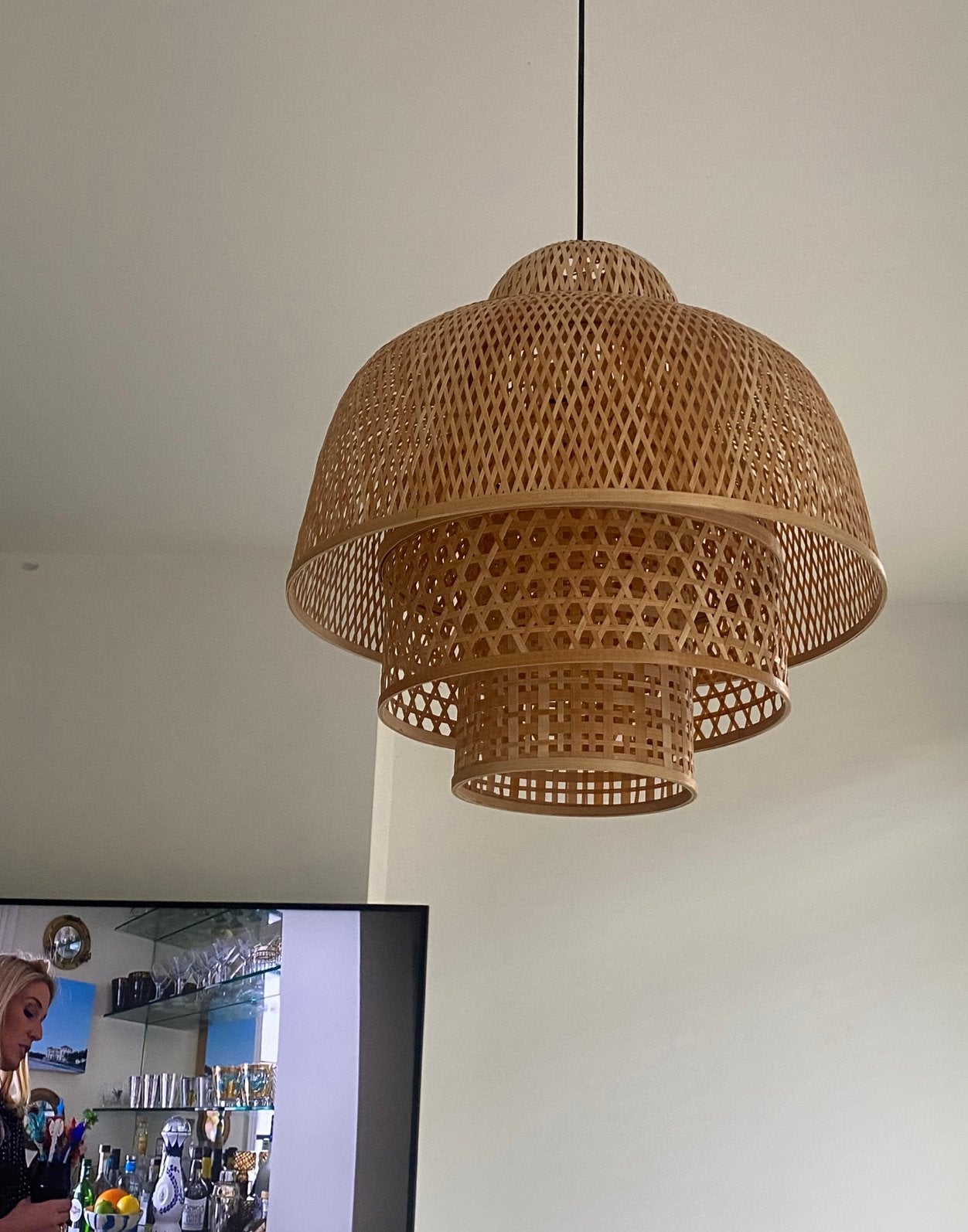 Foto 5 van Bamboe hanglamp - Natuurlijke sfeerverlichting