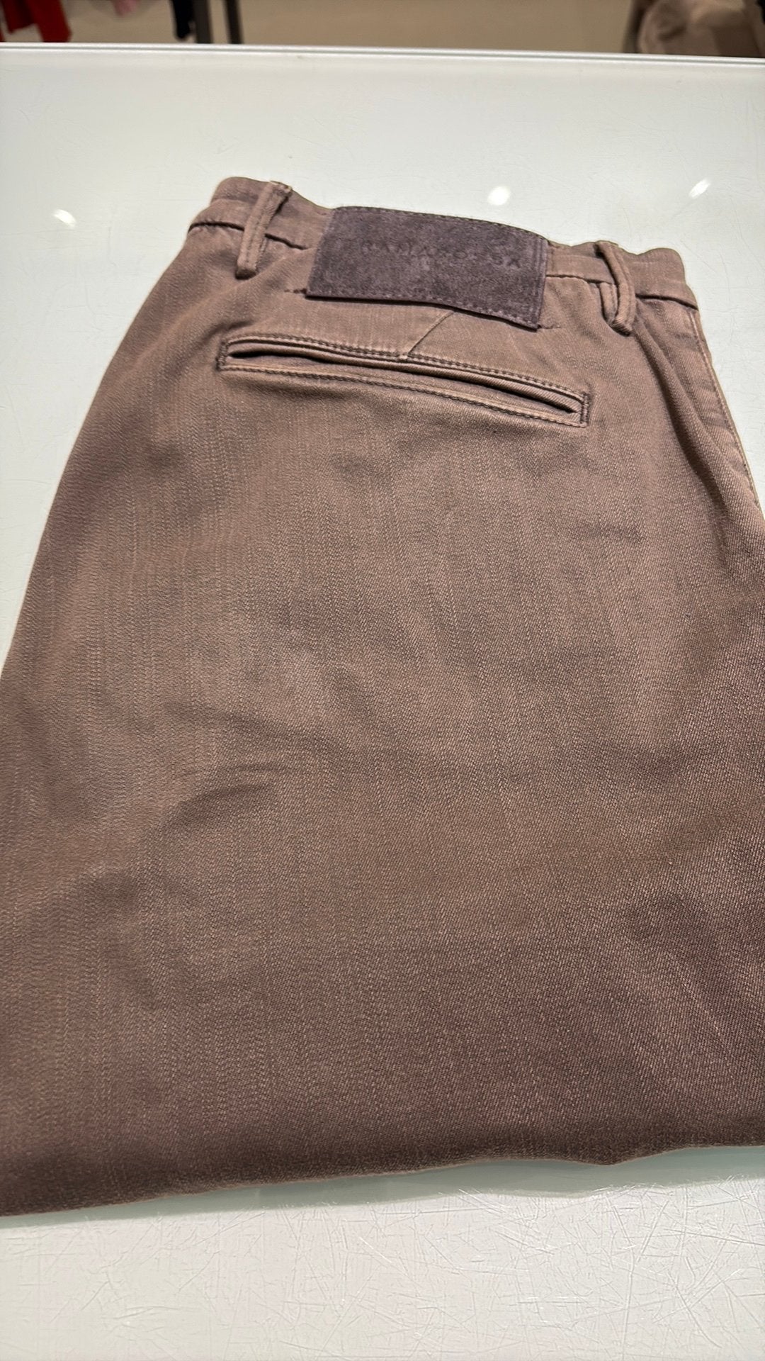 Tramarossa bruine stretch chino maat 31 Made in Italy, Ophalen of Verzenden, Gedragen, Overige kleuren, W32 (confectie 46) of kleiner