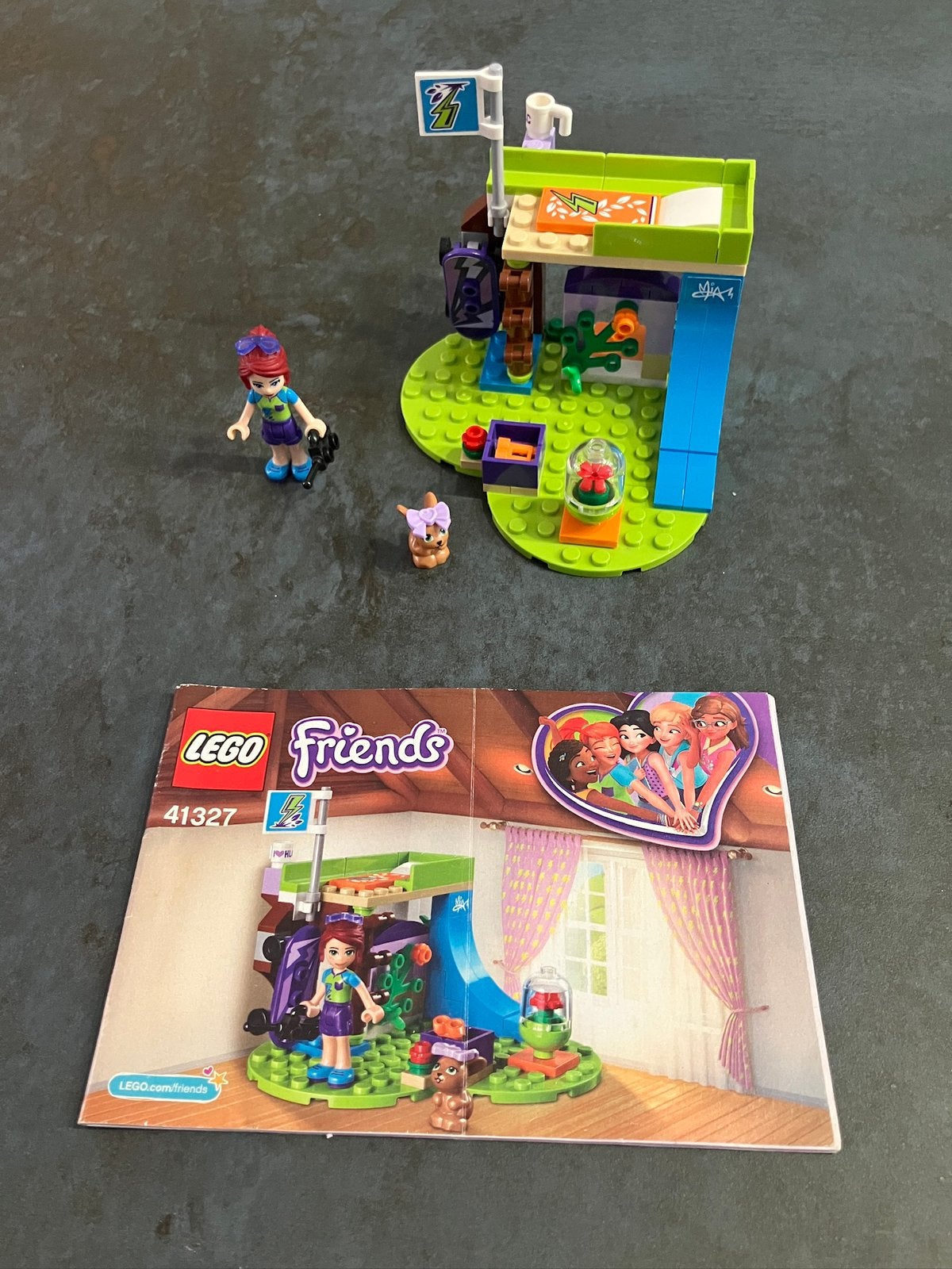 Lego Friends - Mia’s Slaapkamer -  41327, Lego, Compleet, Friends, Ophalen of Verzenden