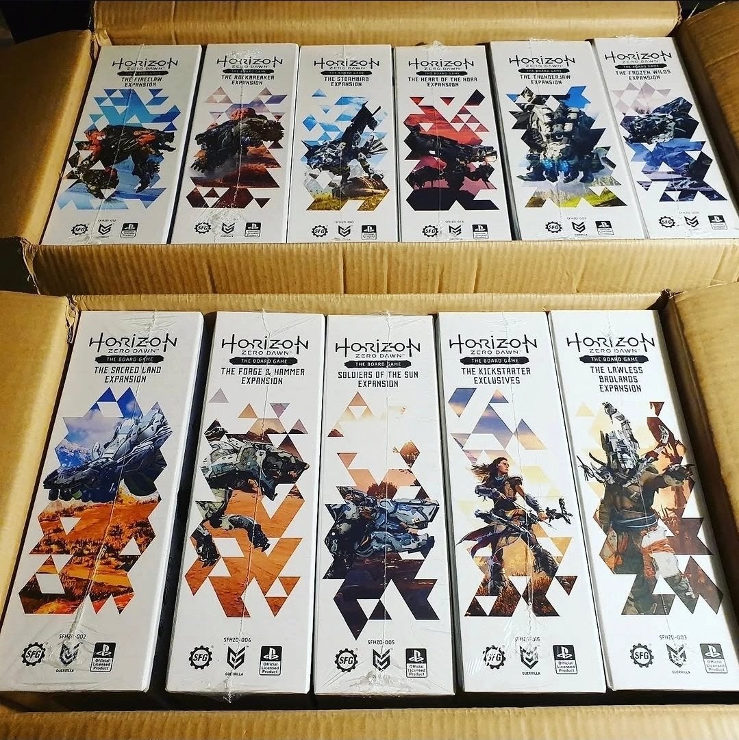 Horizon Zero Dawn: The Board Game - Kickstarter Exclusives, Drie of vier spelers, Ophalen, Nieuw