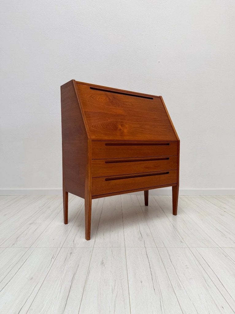 Kai Kristiansen teak secretaire Tørring Deens design 60s