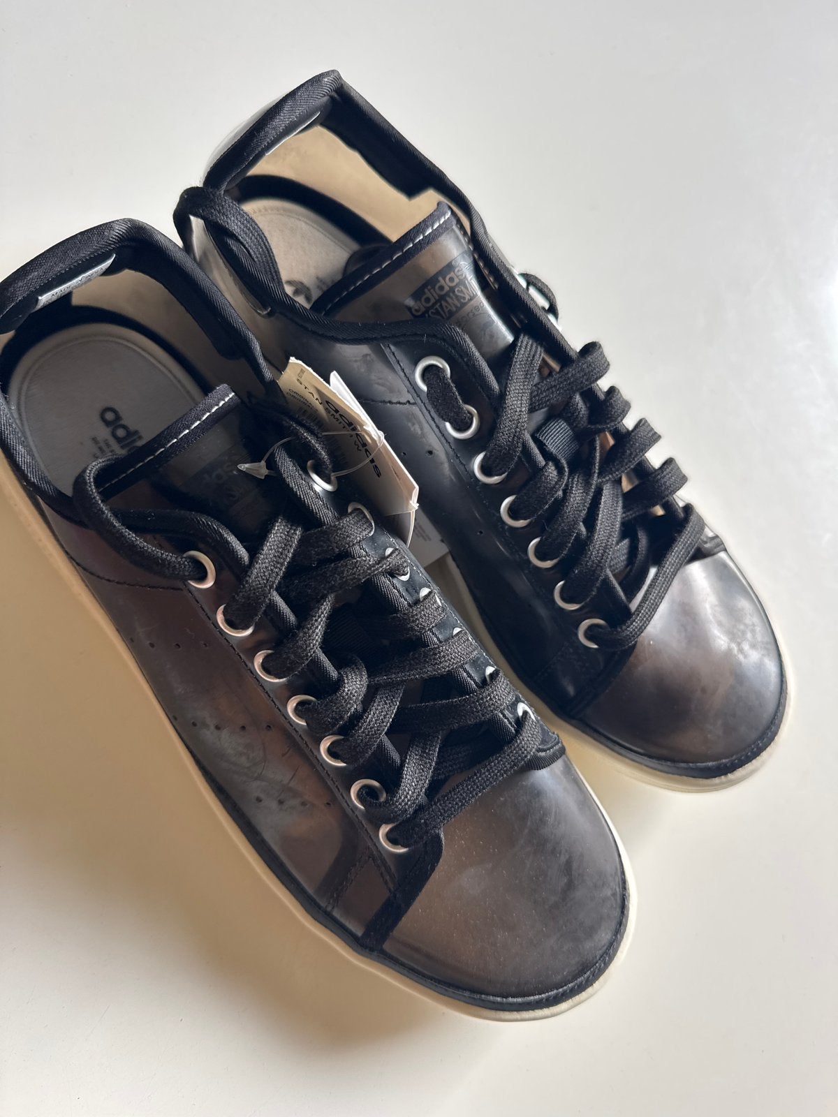 Adidas Stan Smith sneakers - Zwart - Maat 43 1/3, ., Zwart, Nieuw, Ophalen of Verzenden