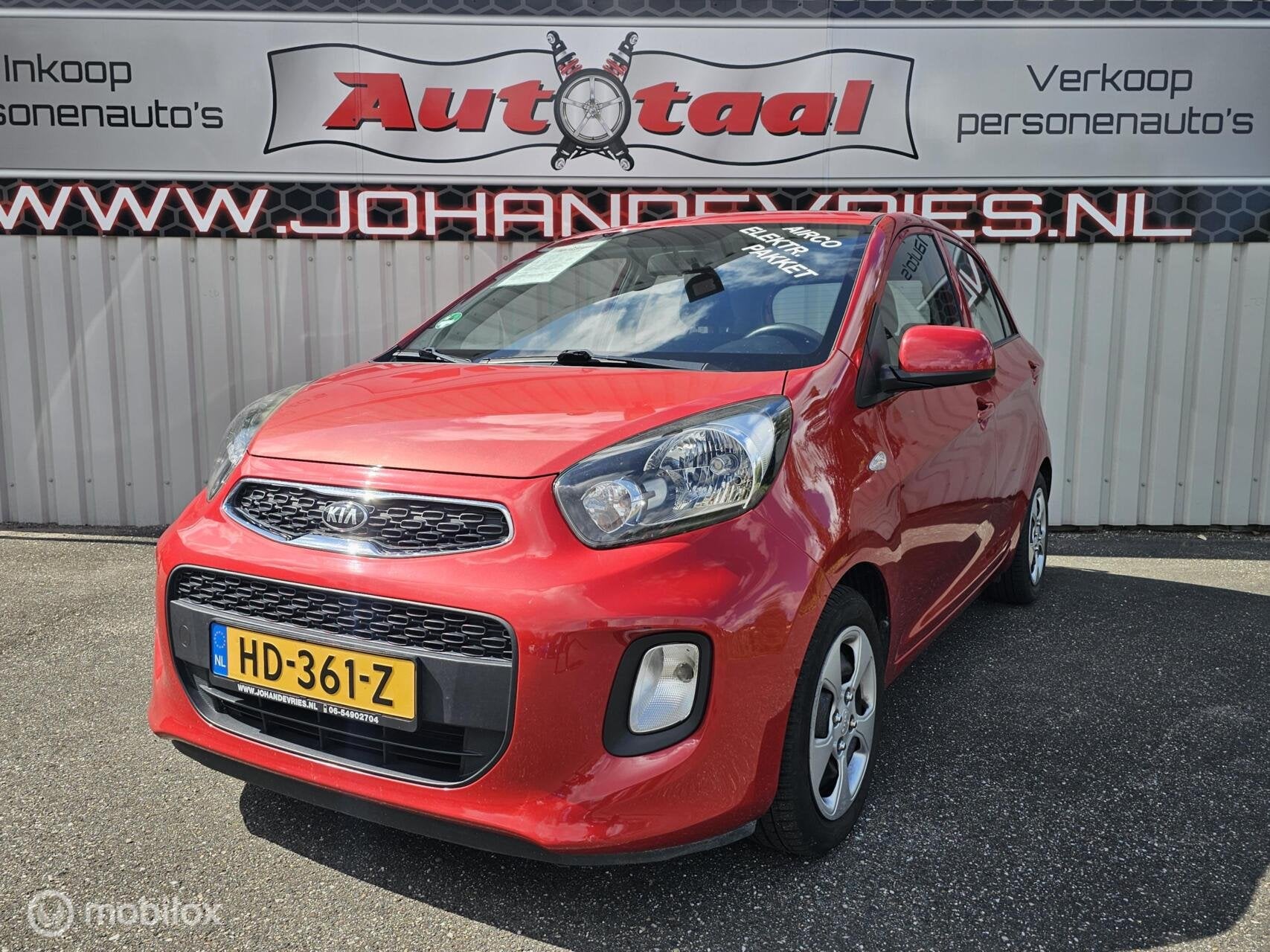 Kia Picanto 1.0 CVVT ComfortLine I Airco I Electr.-pakket I, Auto's, Euro 5, Gebruikt, Origineel Nederlands, Handgeschakeld