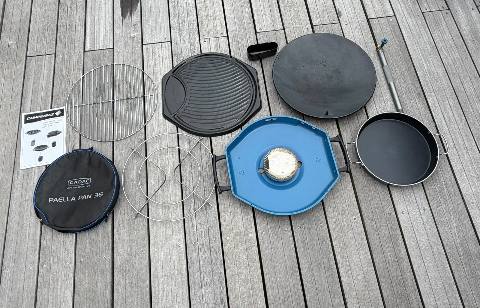 Cadac skottelbraai inclusief veel toebehoren, Ophalen, Gebruikt