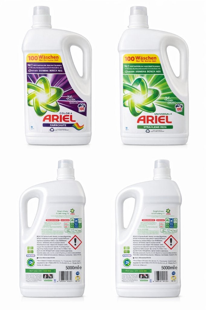 Wasmiddel Ariel vloeibaar color en universeel 5L., Overige typen, Ophalen of Verzenden, Babijhandel@gmail.com, Babij
