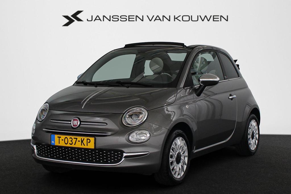 Fiat 500 C 1.0 Hybrid Dolcevita Navigatie Climate Control Ca, Stof, Cabriolet, 4 stoelen, Origineel Nederlands