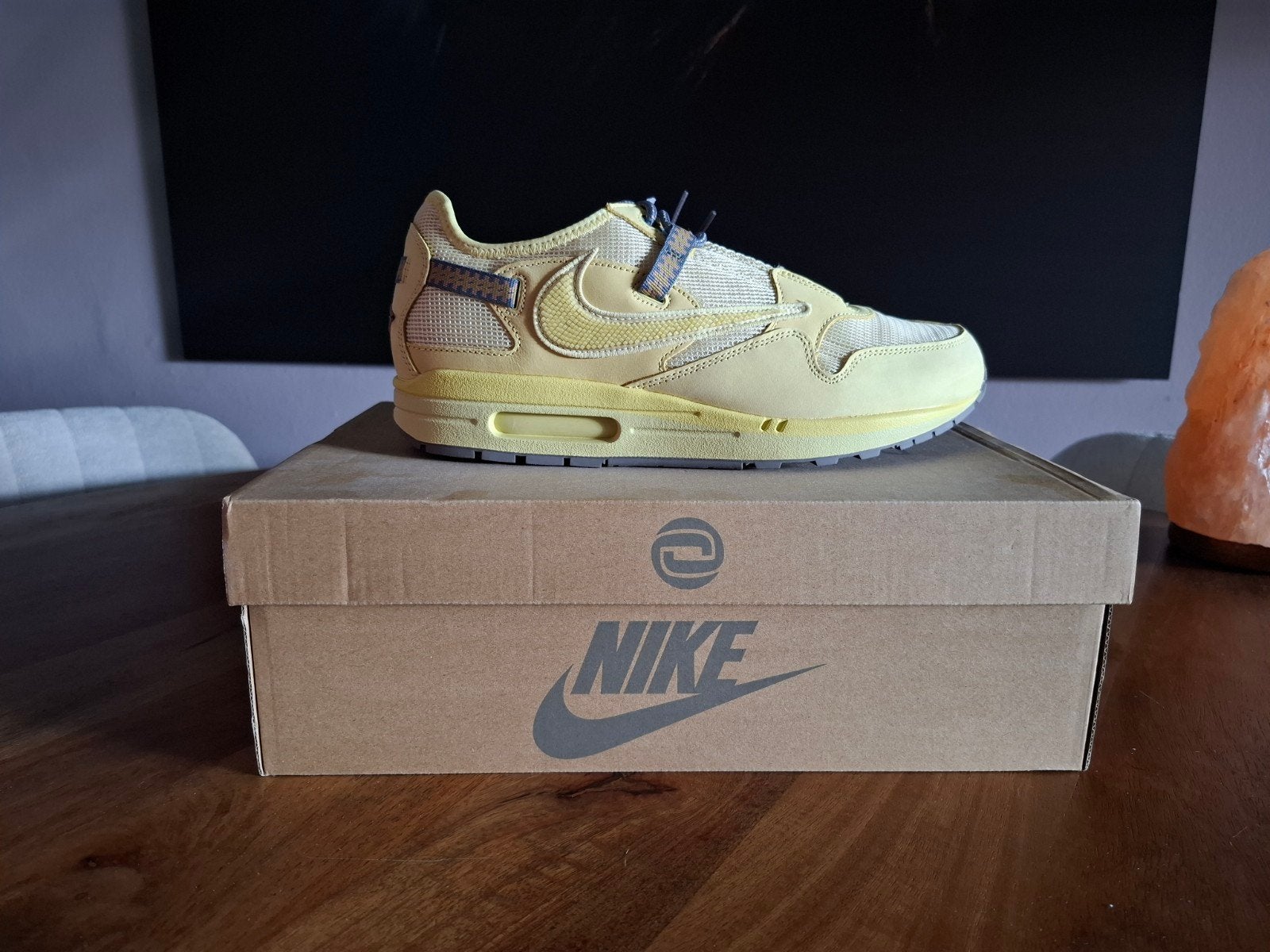 Nike air max 1 87 travis scot cactus 45 11 350 euro, Kleding | Heren, Schoenen, Ophalen of Verzenden, Nieuw, Overige kleuren
