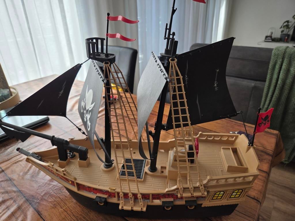 Playmobiel piratenboot, Ophalen, Gebruikt