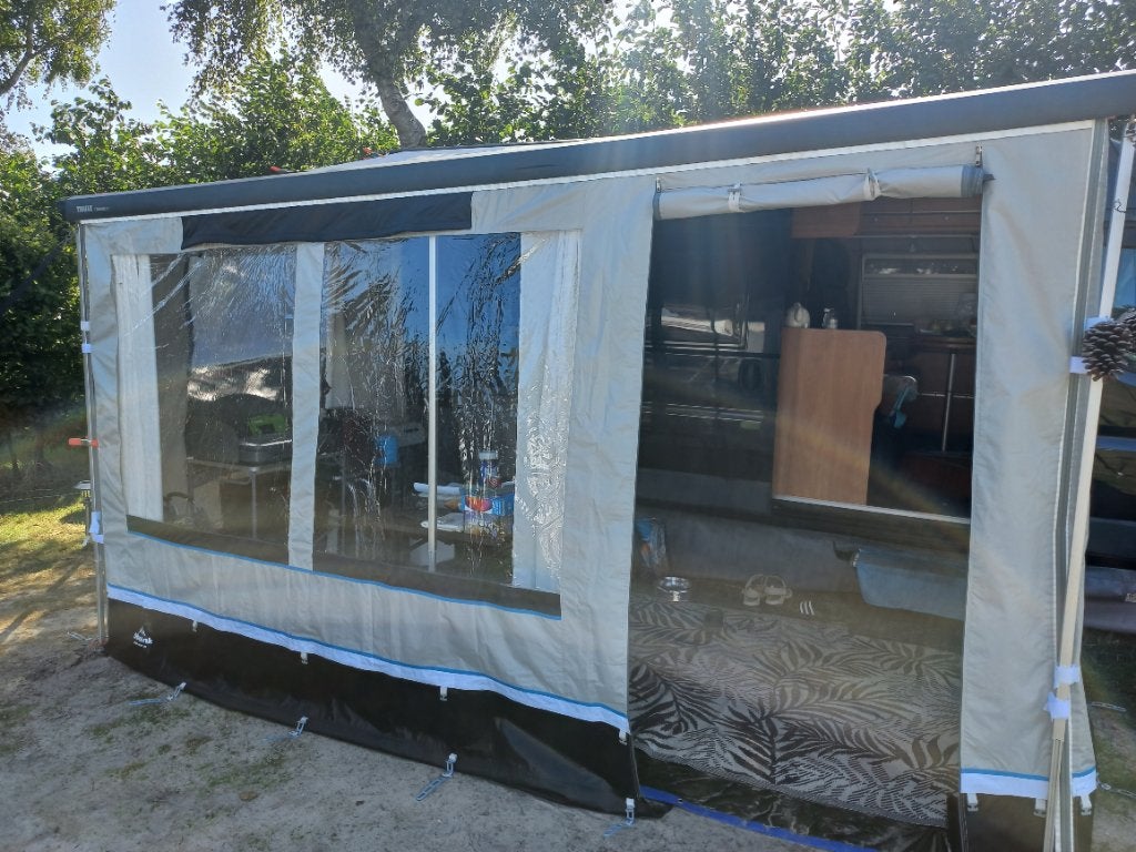 Obelink Queen luifeltent 380 compleet, Caravans en Kamperen, Caravan accessoires, Ophalen, Zo goed als nieuw
