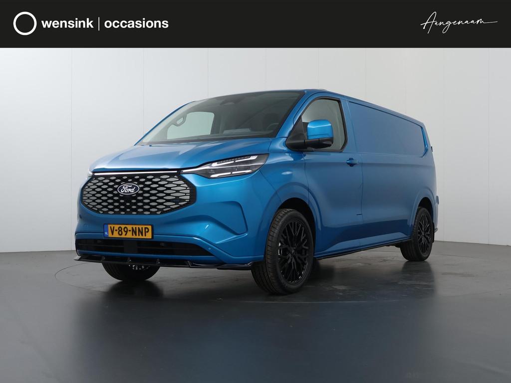 Ford E-Transit Custom 320 | L2 H1 | LIMITED | 65 kWh | 328 K, Auto's, Bestelauto's, Bedrijf, Te koop, 360° camera, ABS, Achteruitrijcamera