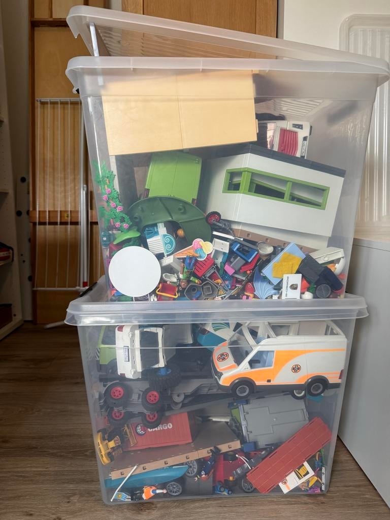Grote partij Playmobil: auto's, campers, huizen en meer!, Ophalen, Gebruikt, Los playmobil