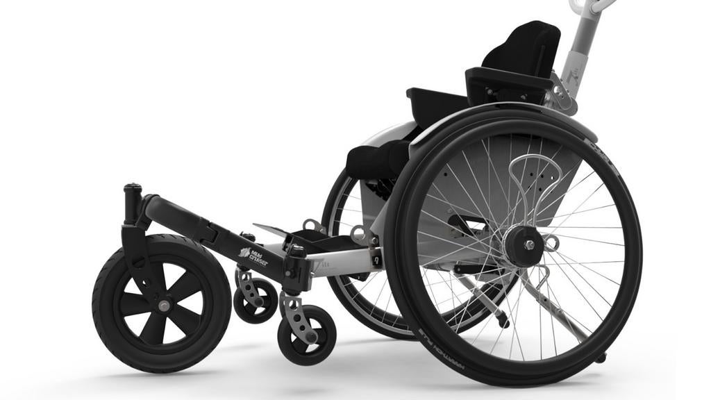 Gezocht: Veldink Mud cruiser, maat 4, Ophalen, Duwrolstoel