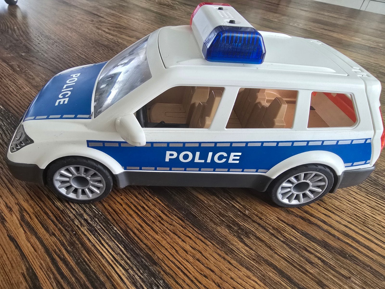 Playmobil Politieauto - Zo goed als nieuw, Complete set, Voertuig, Ophalen of Verzenden, Zo goed als nieuw