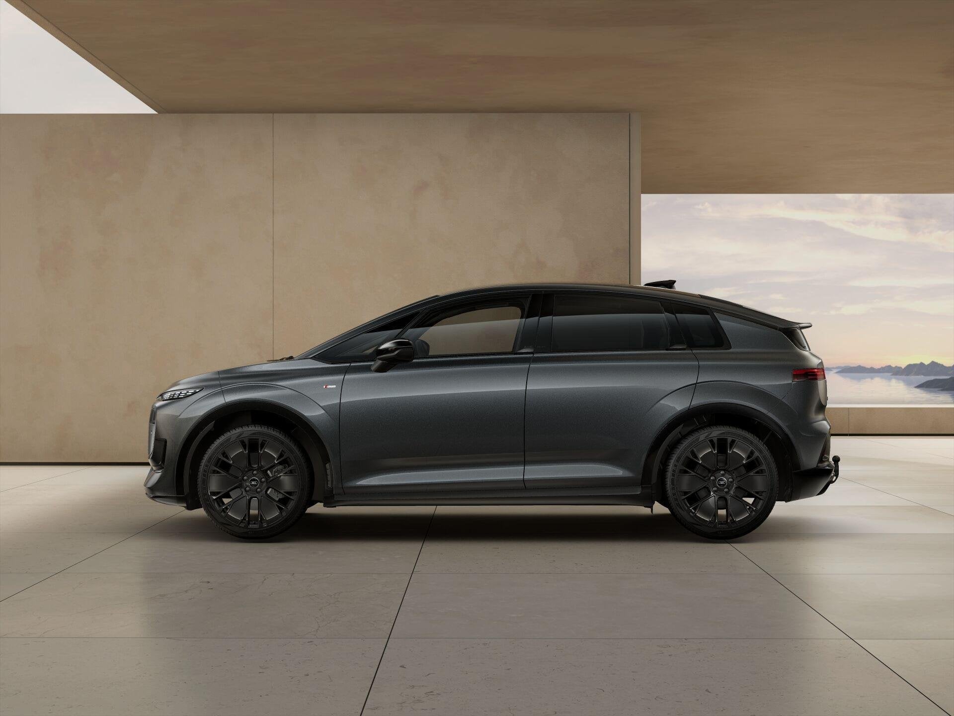 Audi A2 e-tron 231pk Launch Series Pro 84 kWh | 20" Velgen, Auto's, Automaat, 12 maanden, Zwart, 1885 kg
