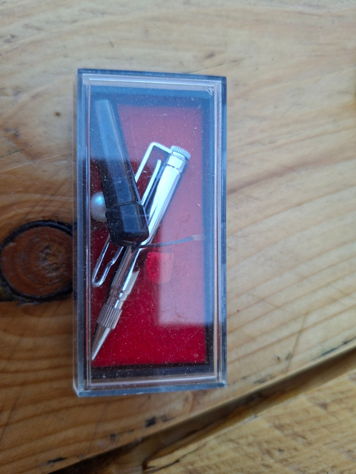 Vintage Pennenset in Doosje - Balpen & Vulpotlood, Verzamelen, Ophalen of Verzenden