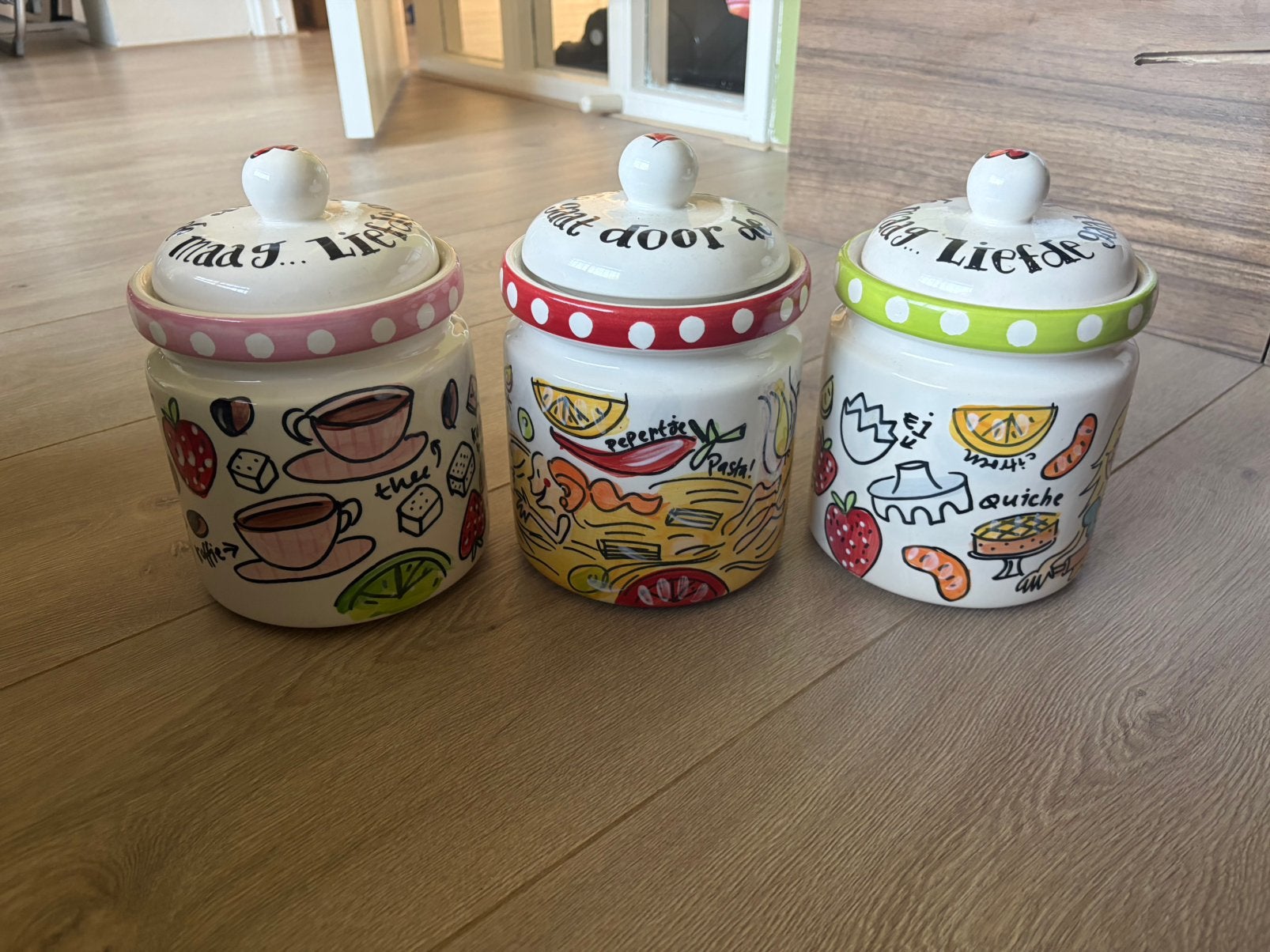 3 vooraad potten Blond Amsterdam, Ophalen, Zo goed als nieuw, Overige materialen, Pot, Bus of Blik