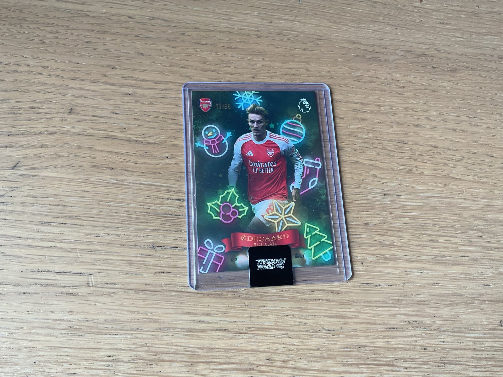 Martin Ødegaard Topps Arsenal /99 Voetbal Spelerskaart, Ophalen of Verzenden, Nieuw, Buitenlandse clubs, Spelerskaart