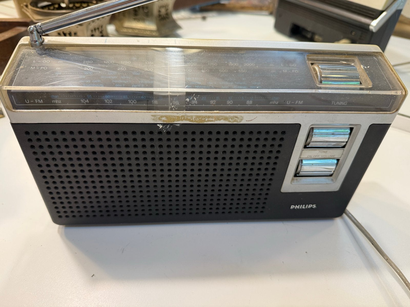 Philips 90RL450/22R vintage radio 1976, Ophalen of Verzenden, Gebruikt, Transistorradio