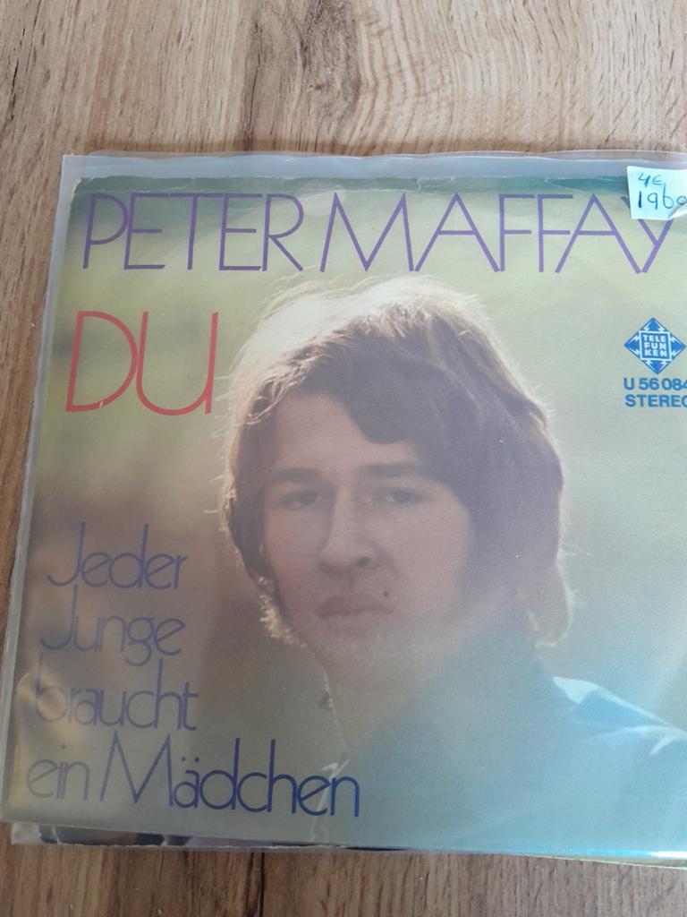 Peter maffay 7inch du, Ophalen of Verzenden, Zo goed als nieuw, Pop